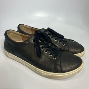 Birkenstock Arran sneakers shimmery black‎ comfort shoes women’s size 38 / 7